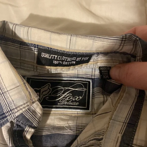 Boys fox button down - Picture 2 of 2